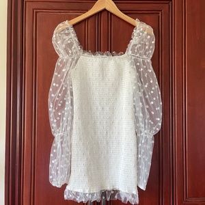 Lilyful White Mini Dress